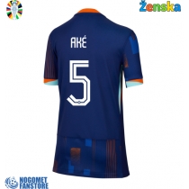 Nizozemska Nathan Ake #5 Gostujuci Dres za Ženska EP 2024 Kratak Rukav